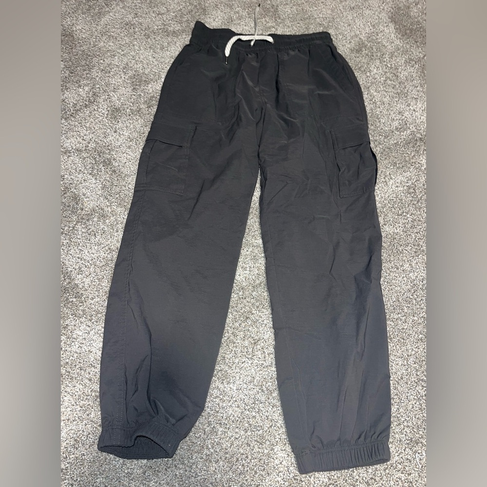 Vuori Black Cargo Track Pants